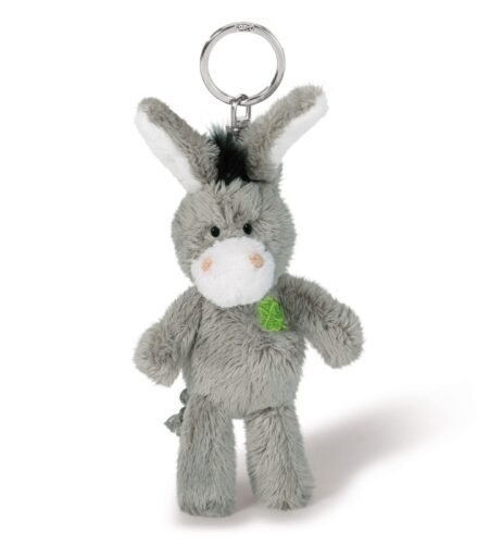 Porte-clés Ane Donkey avec trèfle 10cm