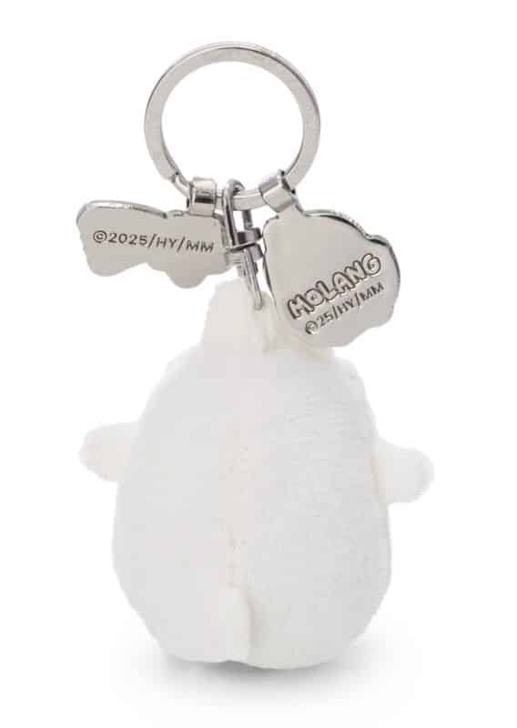 Porte-clés lapin Molang blanc 6cm – Image 3