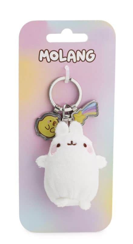 Porte-clés lapin Molang blanc 6cm – Image 4