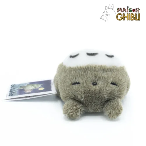 Fluffy Beanbag Totoro gris allongé 7cm