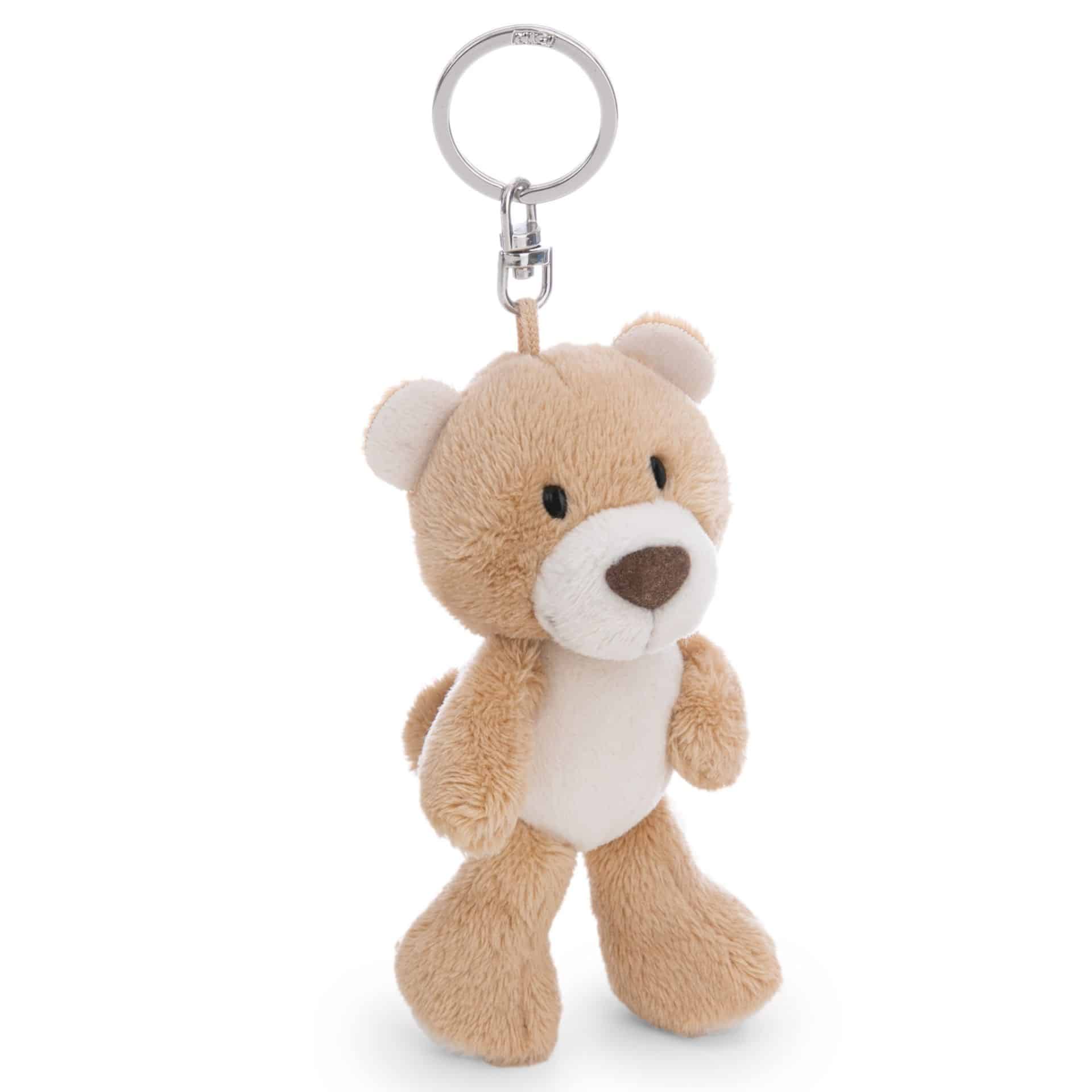Porte-clés Ours Finni caramel 10x6x5cm