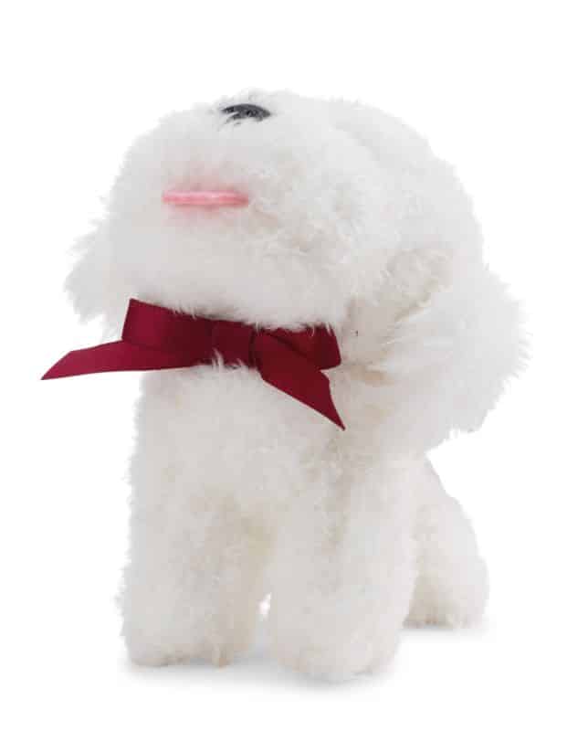 Porte-clés Chien Bichon Frisé blanc 10cm – Image 4
