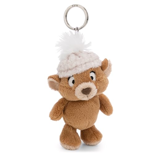 Porte-clés Ours Capiccino bonnet 10cm