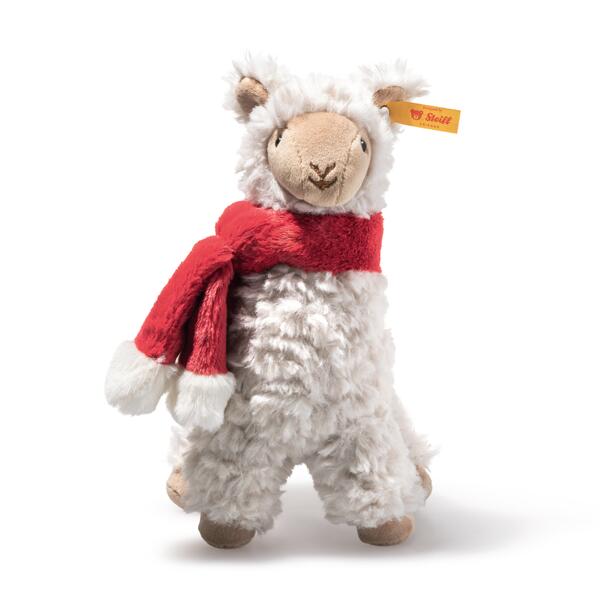 Lama Léandro avec écharpe 19cm – Image 2