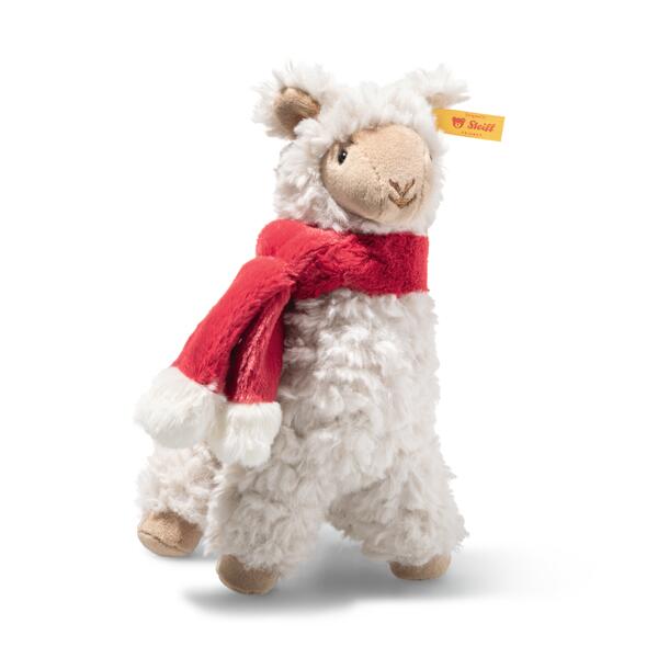 Lama Léandro avec écharpe 19cm – Image 3