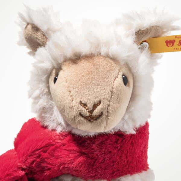 Lama Léandro avec écharpe 19cm – Image 5