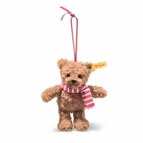 Ornement Ours Teddy Ben écharpe 12cm