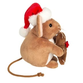 Souris de Noël avec bonhomme pain d'épices 11cm – Image 2