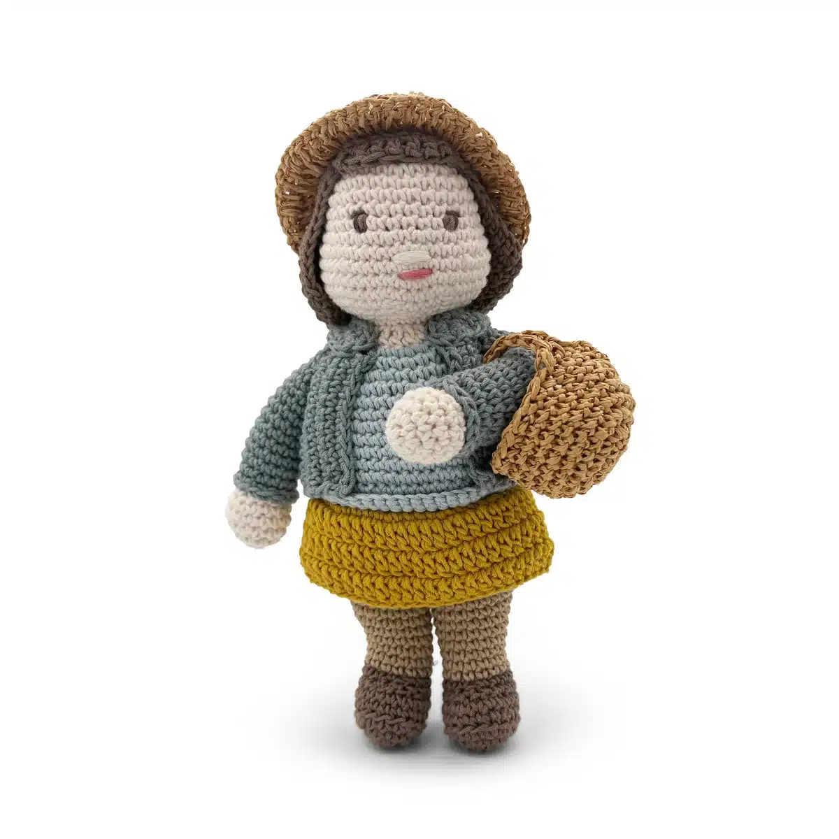 Poupée Jeanne Dujardin bio 25x15x9cm
