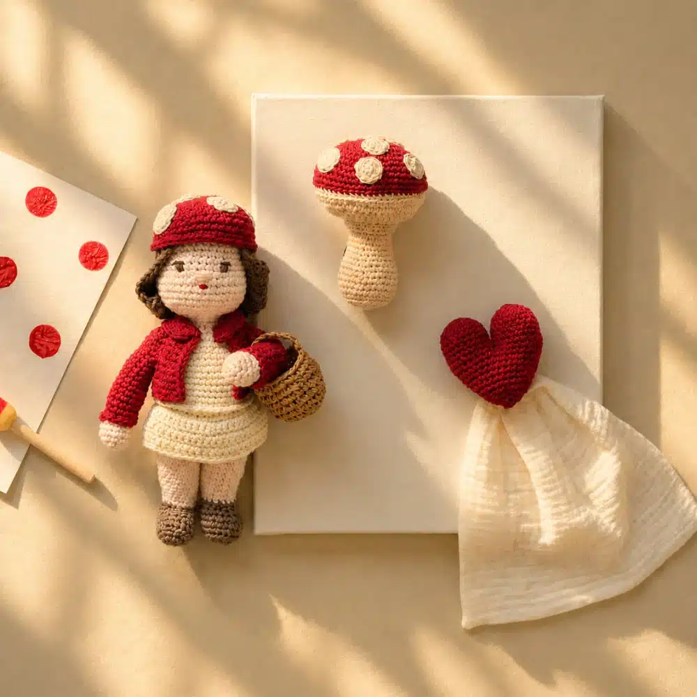 Poupée Amélie Dubois bio 25x15x9cm – Image 6