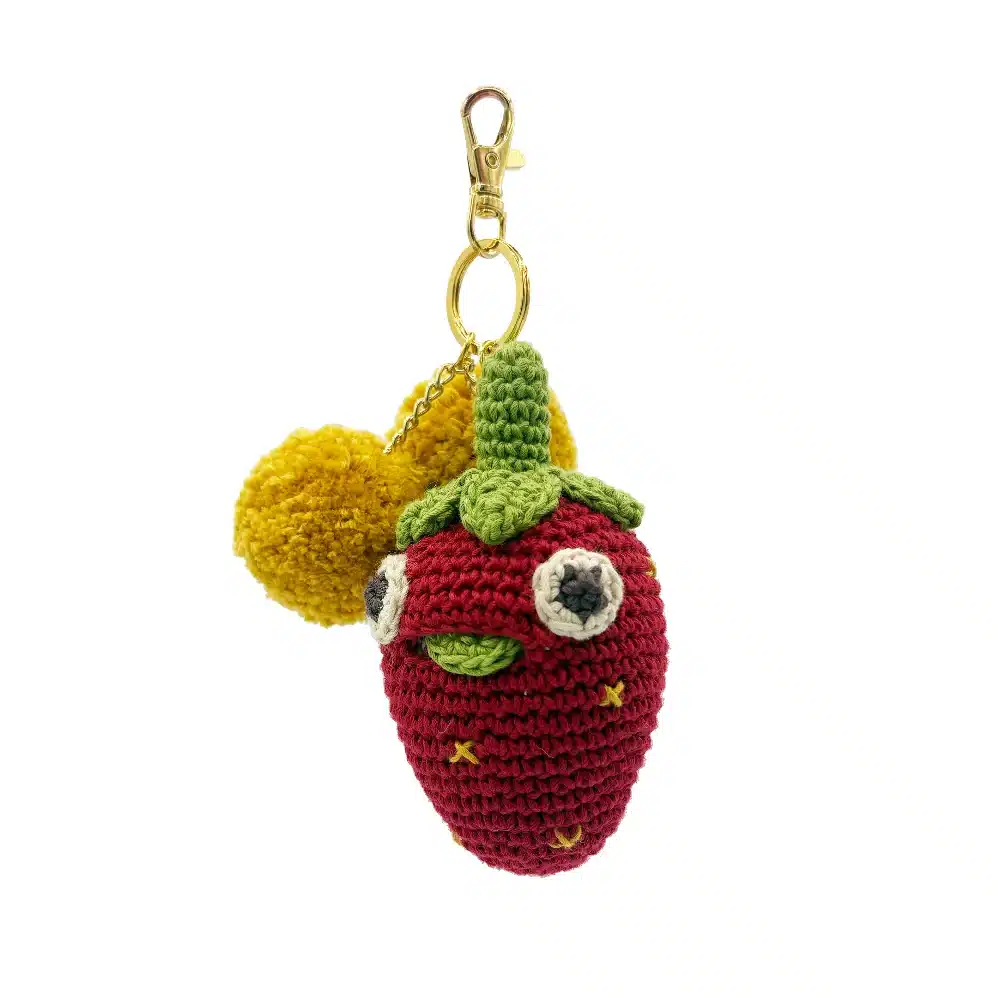 Porte-clés Fraise bio 17x12x7cm – Image 2