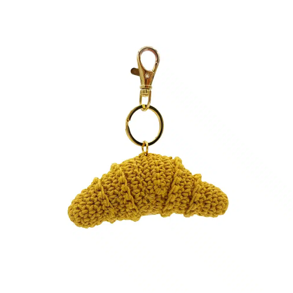Porte-clés Croissant bio 10x10x5cm