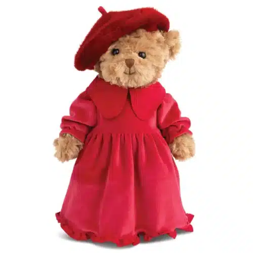 Ours Madame ODILE Collector tenue rouge 35cm