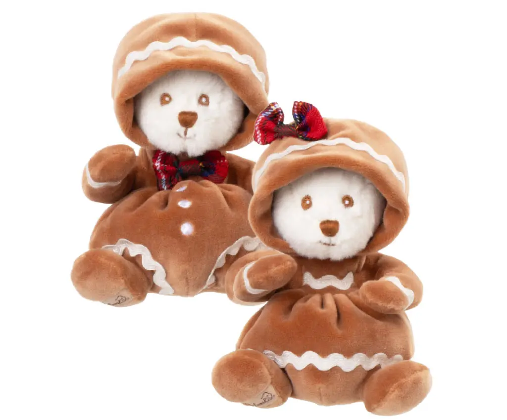 Ours Ziggy Gingerbread boutons 15cm