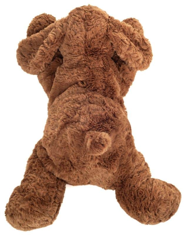 Chien souple brun foncé 40cm – Image 2