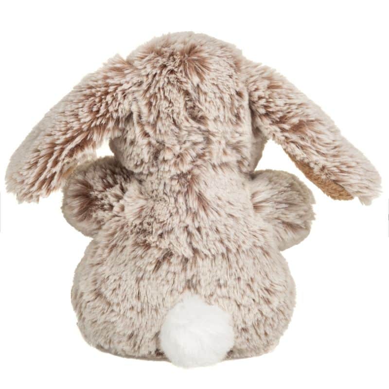 Lapin brun chiné assis 12cm – Image 2
