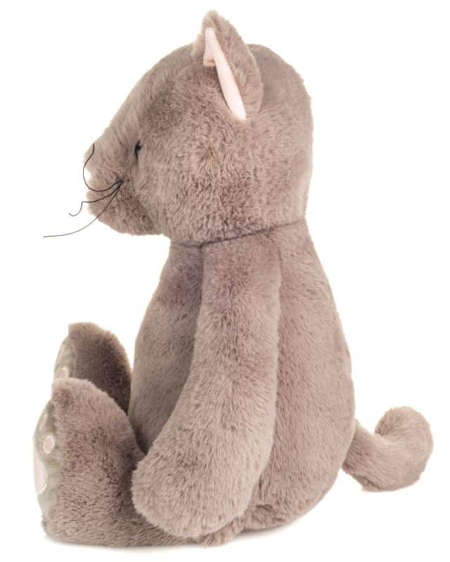 Chat souple gris Milly 35cm – Image 3