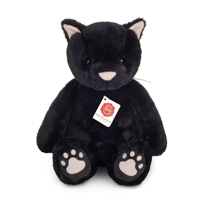 Chat souple noir Tilly 35cm