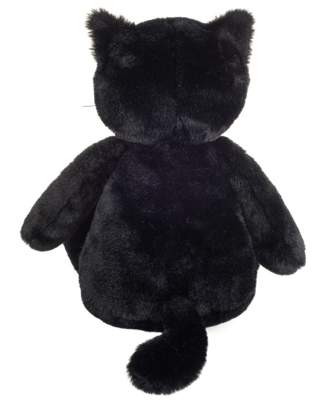 Chat souple noir Tilly 35cm – Image 2
