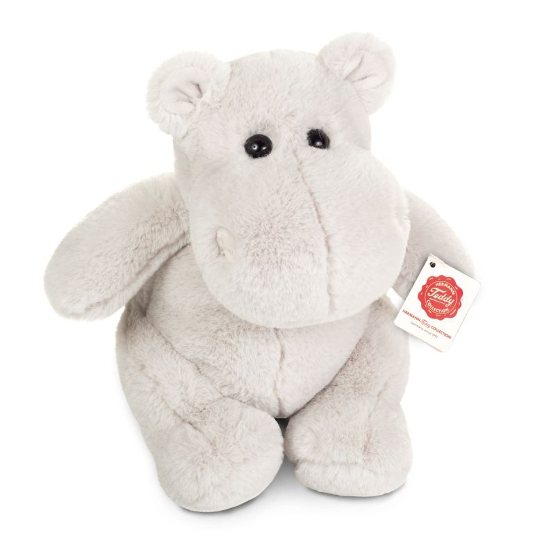 Hippopotame Lilo gris clair 21cm