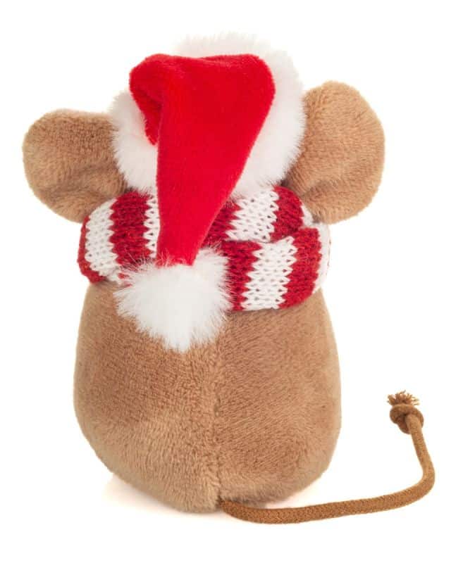 Souris de Noël avec écharpe 11cm – Image 2