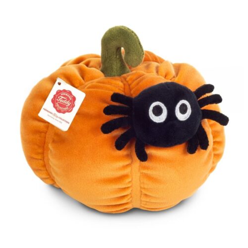 Citrouille avec Araignée 14cm