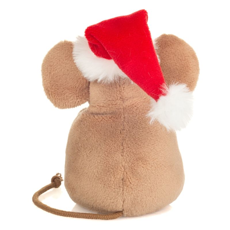 Souris de Noël avec Houx 11cm – Image 2