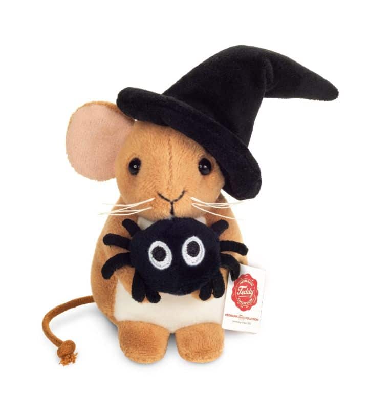 Souris de Halloween avec Araignée 11cm
