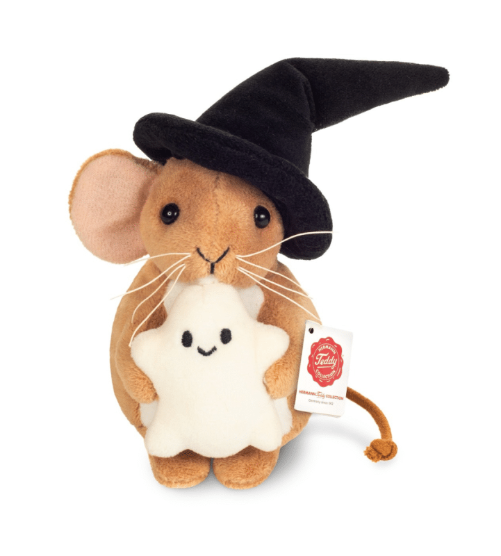 Souris de Halloween avec Fantôme 11cm