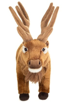 Cerf brun debout 30cm