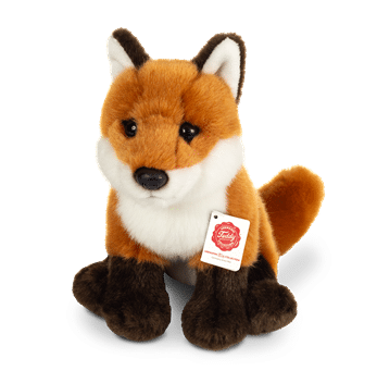 Renard assis 16cm