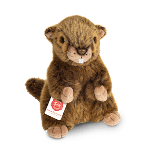 Marmotte assis 16cm