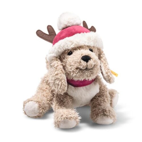 Chien Rudy Noël beige SCF 27cm