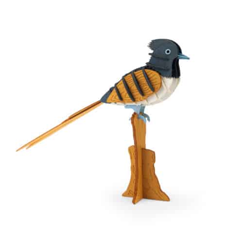 Puzzle 3D Gobe-Mouche de Paradis L12xH11.5cm