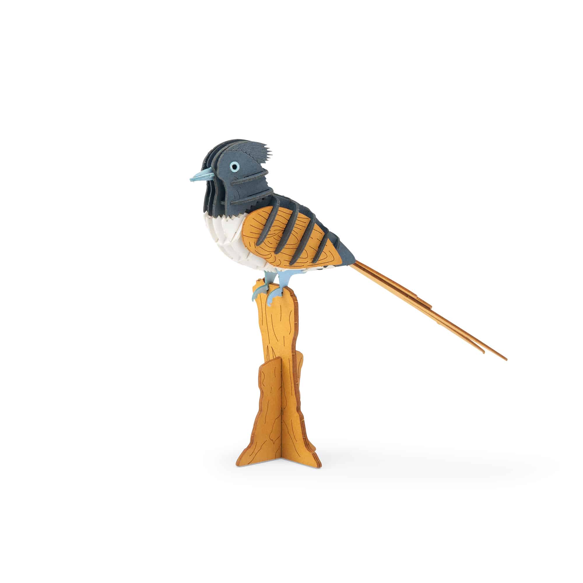 Puzzle 3D Gobe-Mouche de Paradis L12xH11.5cm – Image 3