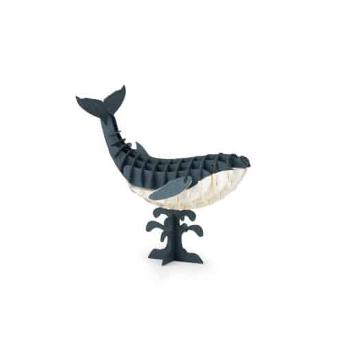 Puzzle 3D Baleine Tout autour du Monde L12xH11cm