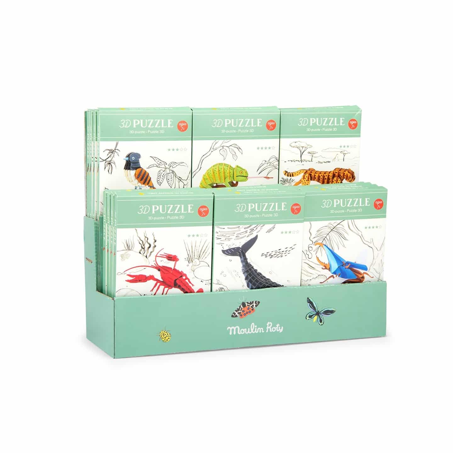 Puzzle 3D Scarabée Hercule Tout autour du Monde L12.5xH12cm – Image 4