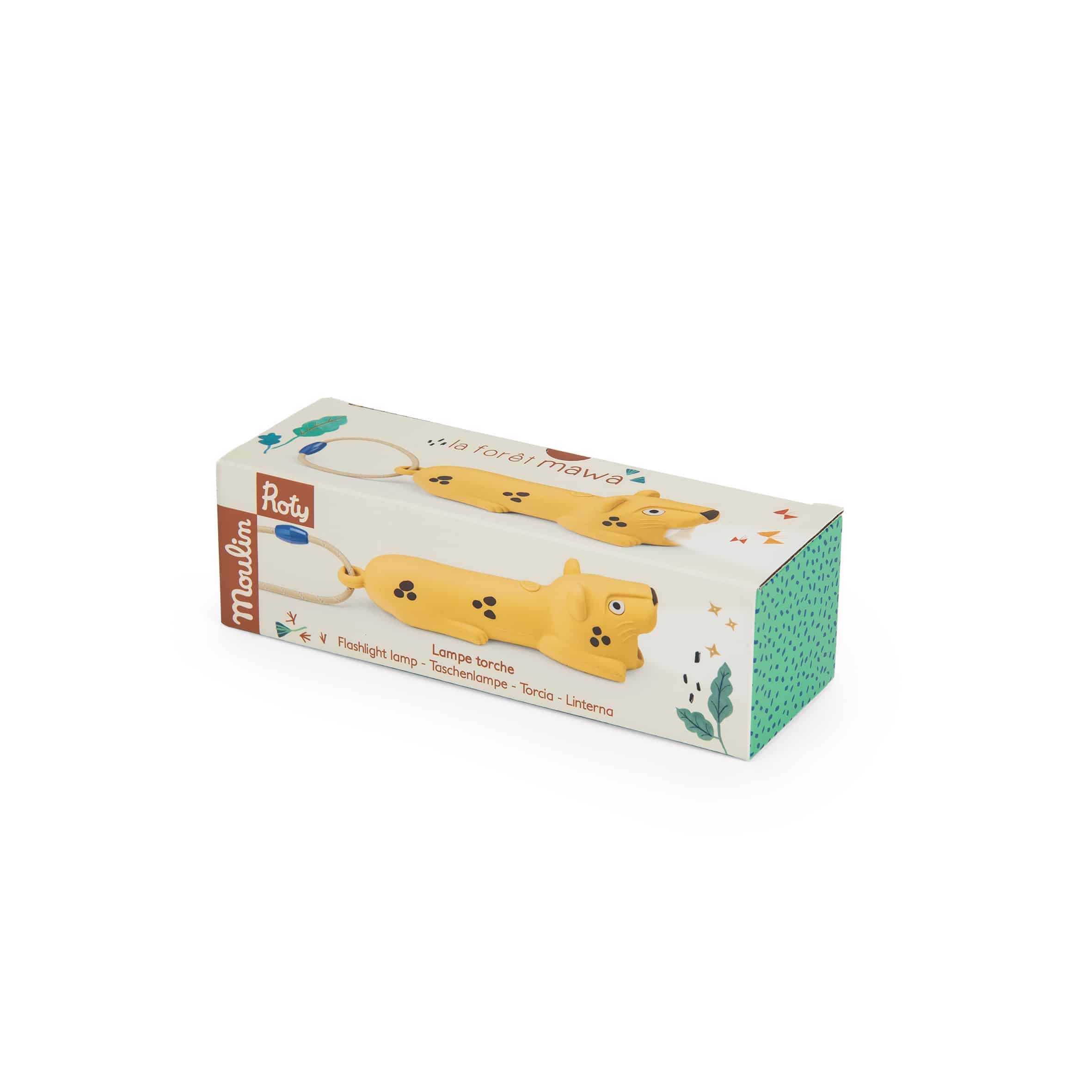 Lampe Torche Léopard La Forêt de Mawa L18xl5xH5cm – Image 2