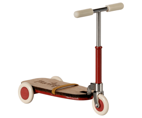 Trotinette Souris – Rouge H7.5xl8cm