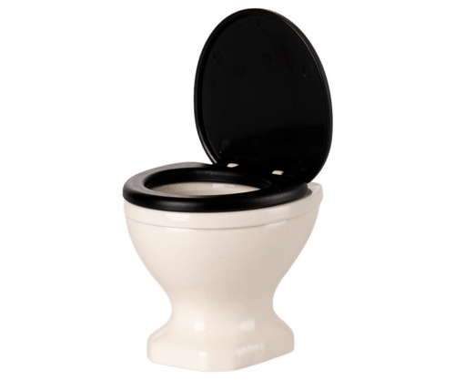 Toilettes Souris – Blanc Off white H5xl5cm
