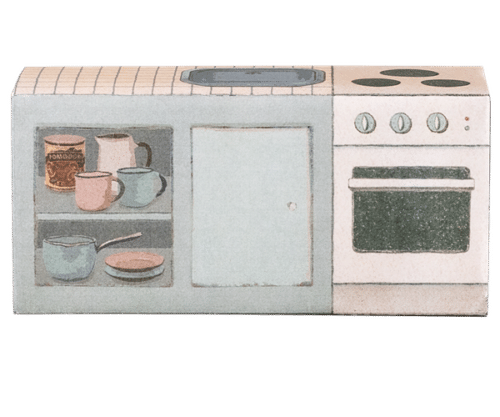 Comptoir de cuisine souris H6xl13xP4.5cm