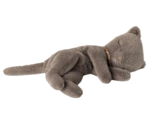 Chat Chaton endormi petit – Gris L35cm