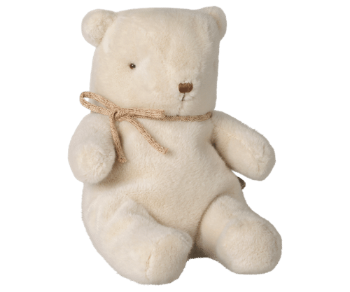 Ours Small – Blanc cassé H19cm