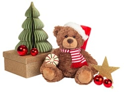 Ours Teddy Noël 30cm – Image 2