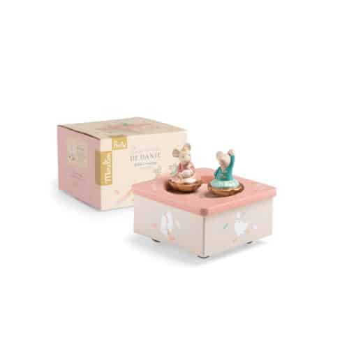 Boite à musique La petite école de danse L12xl12xH7cm