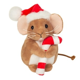 Souris de Noël avec sucre d&rsquo;orge 11cm